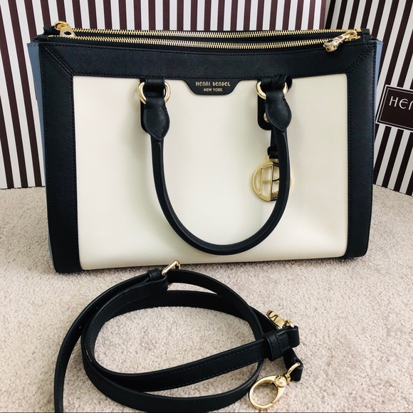 henri bendel Handbags - Henri Bendel W 57th Colorblock Carryall, EUC!